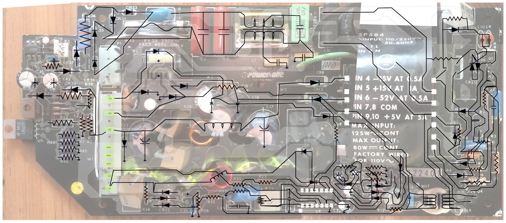 Partially Reverse-engineered PCB